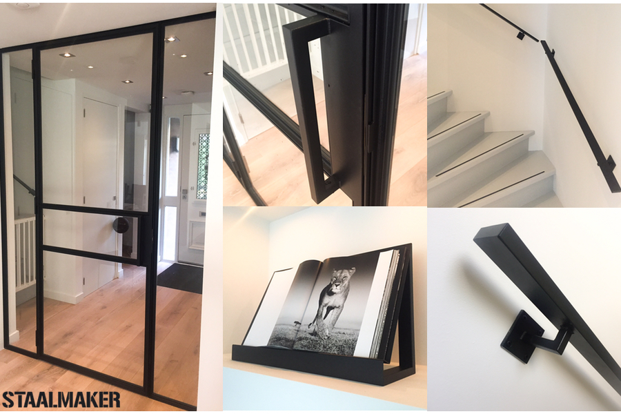 Mooi staalwerk voor interieur opgeleverd