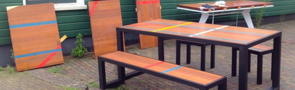 ZAANSE SPORTBANK MEUBELS OP DE JAARMARKT